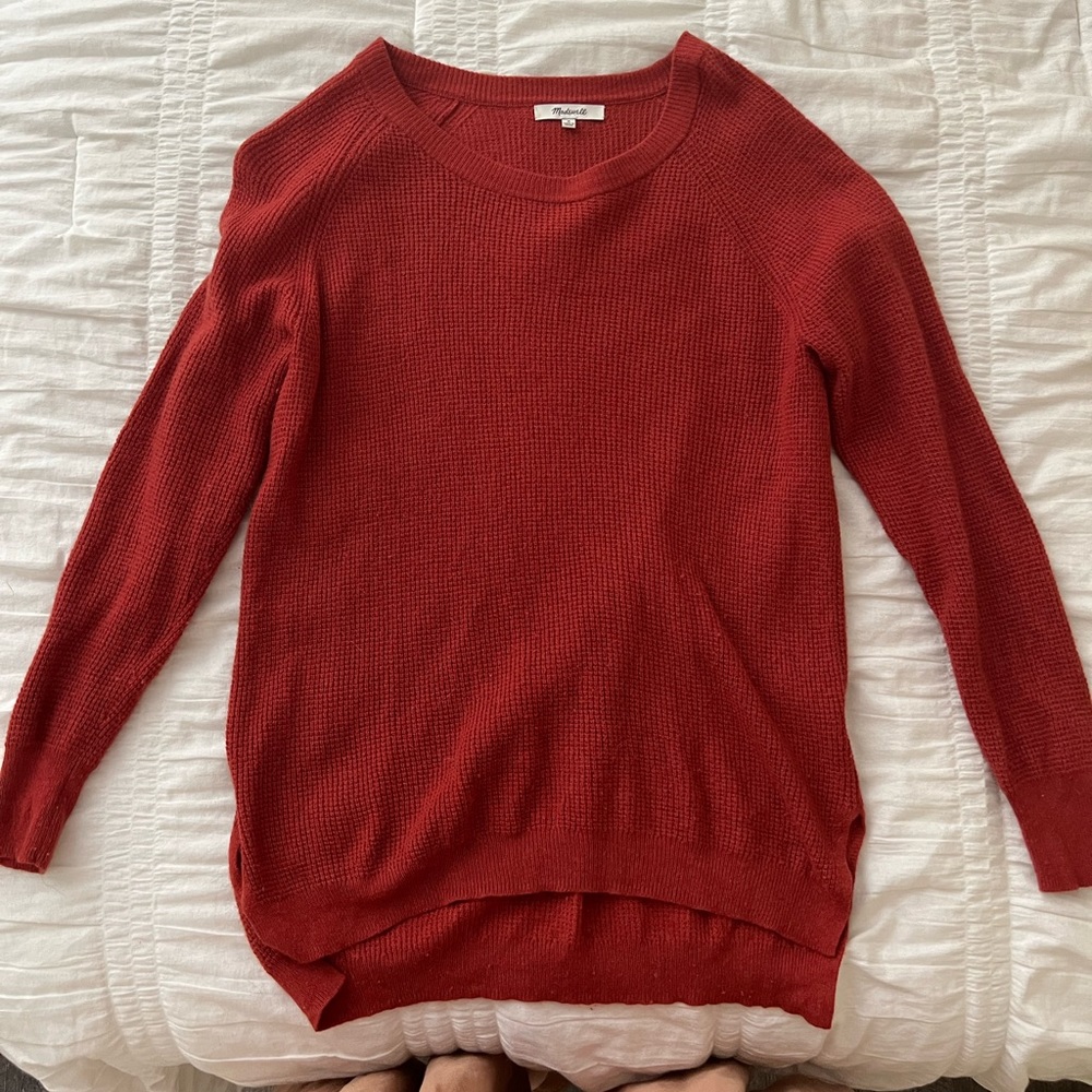 Madewell burgundy sweater